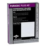 Puracol Plus AG Collagen Antimicrobial Silver Dressing 4-1/4