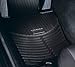 BMW All Weather Rear Rubber Floor Mats 323 325 328 330 Sedan & Wagon (1999-2005), Coupe (2000-2006) - Black