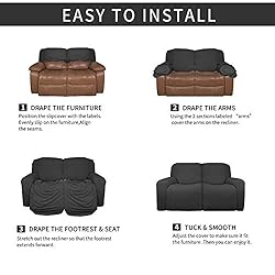 Easy-Going 6 Pieces Microfiber Stretch Sectional