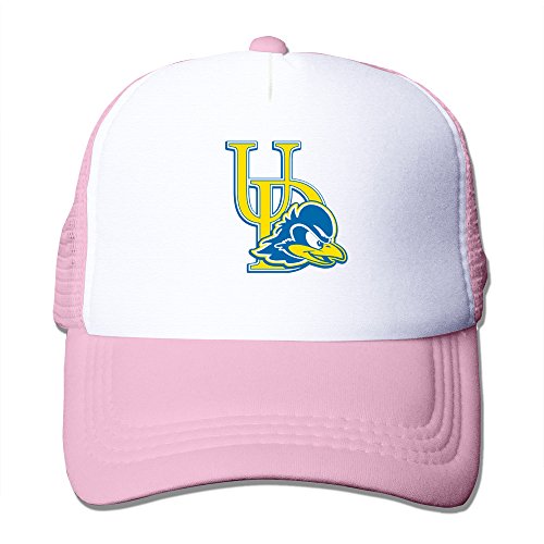 Bekey Fashion University Of Delaware Trucker Hat Front Fashion Printed Pink