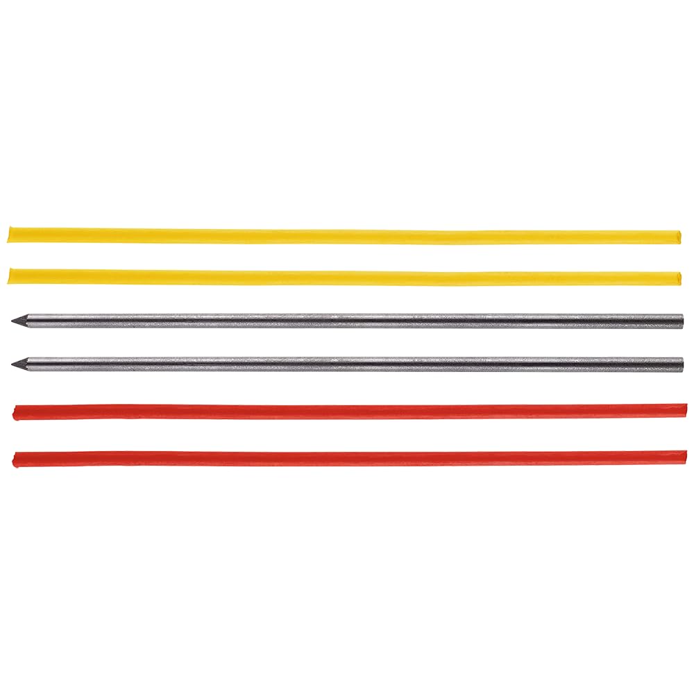 edding 8881 deep hole pencil refill leads – set of 6 leads – assorted - 2,8 mm nib - for precise marking on very smooth and dark surfaces