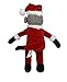 Santa Holiday Sock Monkey 12-Inch Plush