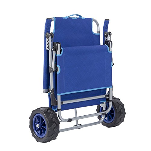 Mac Sports Beach Day Lounger (BD-100) Blue, 1 Size, - Thumbnail 4