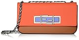 Fendi Women's 3Baguette with Cross-Body Chain, Corteccia/Poppy/Black