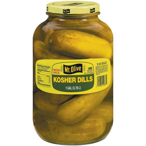 Mt. Olive Kosher Dill Pickles 128Fl. Oz. (1 Gallon) Jar by Mt. Olive Buy Online in United