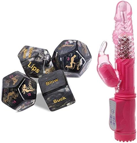 Game Dice Black and Back Massage for Body Therapeutic, Muscle Aches Sports Recovery - Pink