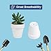 vensovo 24pcs White Terra Cotta Pot - 2.5 Inch Tiny Mini Clay Pots with Drainage Holes Flower Nursery Terra Cotta Pots for Indoor/Outdoor Succulent Plants, Crafts, Wedding Favor