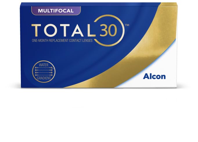 TOTAL30 Multifocal lentes de contacto mensuales | 3 lentes | R 8.4 mm | D 14.2 mm | adición medio | -07.75 dioptrías