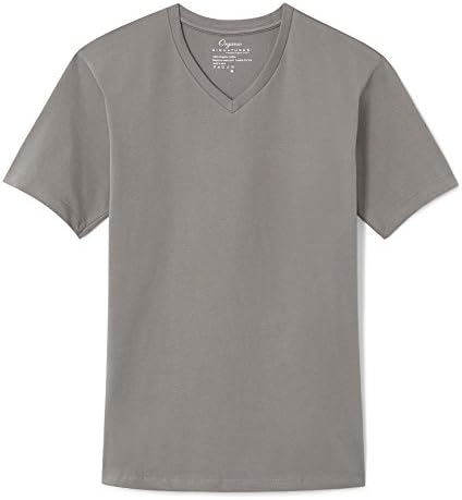 Men's Short-Sleeve V-Neck 100% Organic Cotton T-Shirt