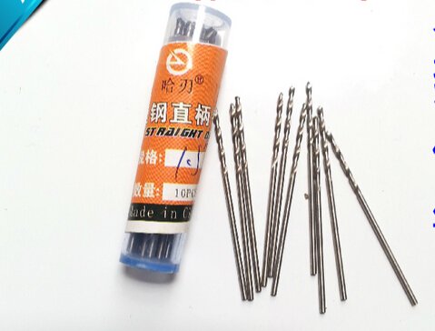 Generic 100PCS High Quty HSS straight shank twist drill 2.7 mm walnut vajra bodhi Pearl beads punch tiny little bit
