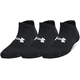 Under Armour boys Youth Training Cotton No Show Socks 3 Pack
