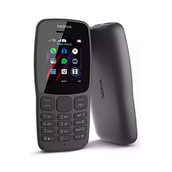 Nokia-106-Dual-Sim-2018-Dark-Grey-With-LED-Torch-FM-Radio-Big-Button-Phone Nokia 106 all carriers 4GB Dual Sim 2018 Dark Grey With LED Torch - FM Radio - Big Button Phone