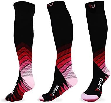 Compression Socks for Women &amp; Men - Graduated Fit BEST for Running, Travel, Flight, Nurses, Pregnancy, Shin Splints, Athletic Sport, Football - Boost Performance, Recovery, Circulation &amp; Stamina.