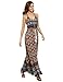 Floerns Women's Sleeveless Sundress Beach Maxi Long Dress Multi M