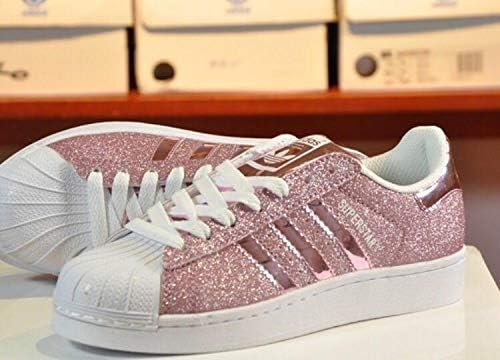 adidas glitter pink shoes