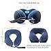 Victuna Upgrade Travel Neck Pillow, Snug Fit Memory Foam Travel Pillow, Thin Back, Soft& Comfortable for Airplane, Bus, Train, in Office, at Home, Washable Soft Velvet Cover