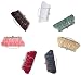 Pulama Elegant Envelope Clutch Satin Purse Wallet with Vintage Decoration (two chains, 7 colors)