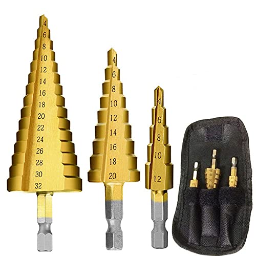 HSS 4241 Cobalt Multiple Hole 50 Sizes Step Drill