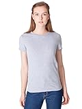 American Apparel Women's Fine Jersey Short Sleeve Women's's T Size M Heather