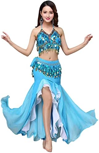 Amazon.com: Women Belly Dance Outfits Performance Dresses Tribal