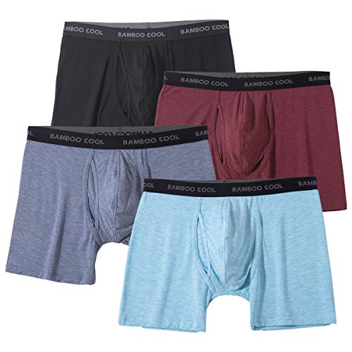 BAMBOO COOL Men’s Underwear boxer briefs Soft Comfortable Bamboo