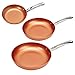 Copper Chef Elite 9 Piece Round Cookware Set -As Seen on TV! Heavy Duty Aluminum & Steel Pans With Ceramic Non Stick Coating. Includes Two Matching Lids, Frying Basket, Roasting & Steamer Tray.