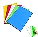 LoveS Clear document Folder Project Pockets, A4 Size, Set of 20 in 5 assorted Colors