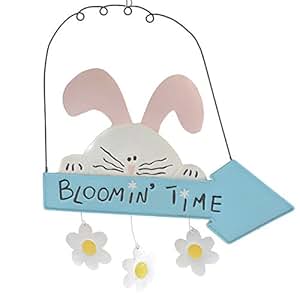 Amazon.com: Factory Direct Craft Painted Metal Peeking Rabbit Bloomin