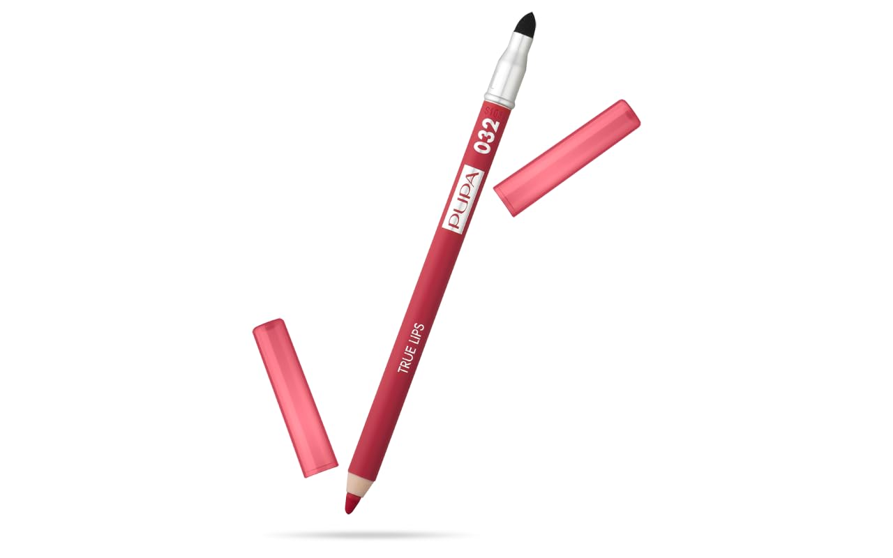 PUPA MilanoTrue Lips - Blendable Lip Liner Pencil, Strawberry Red 1.2 g