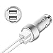 Car Charger, JETech® Dual-Port Rapid USB Car Charger Cigarette Charger for Apple iPhone 5/5S/5C, iPad, iPad Air, iPad mini, iPod, Samsung Galaxy S5/S4/S3, Tab 3, Note 3/2, Google Nexus 7, and More - C0651