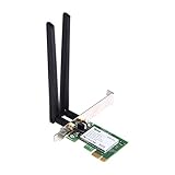 Fenvi Desktop Wireless Card 2.4/5GHz draft 802.11n 300Mbps Desktop WLAN PCI-E Card Windows Mac OS X Hackintosh System Also Supporting Windows 7 Windows 8 Windows 10