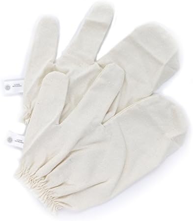 Dry Brush Skin Massage. Skin Exfoliating Garshana Raw Silk Gloves – More Radiant Smooth Skin- Reduce Cellulitis – Improve Blood Flow – Remove Toxins – 1 Pair. Makes a Great Gift
