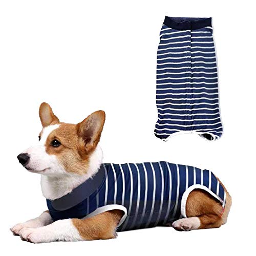 Dog Surgery Recovery Suit Puppy Medical Vest, Dog Surgical Suit,After Surgery Wear, Home Indoor Pets Clothing (XS)