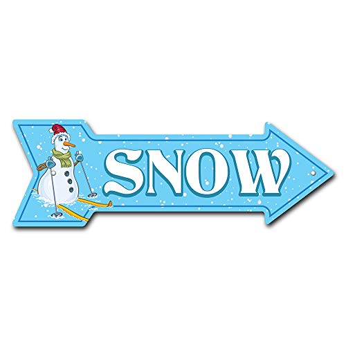 MightySkins Peel and Stick Art Removable Snow Decal Decor 24" Directional Stick…