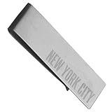 New York City Souvenir Gift Silver Color Stainless Steel Slim Money Clip Wallet