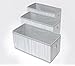 ADORN Home Essentials| Foldable Closet Fabric Drawer| Fits as Drawers for Any Adorn 10 Tier Closet Organizer| Set of 3 Baskets, for Clothing, Accessories, Shoes and Home Essentials