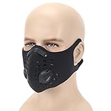 MoHo Dustproof Mask, Activated Carbon Anti Pollen Allergy PM 2.5 Anti Dust Mask Half Face Masks For Bike Motorcycle Running Cycling Mask