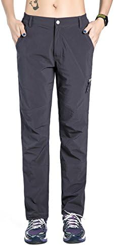 Nonwe Women's Quick Drying Lightweight Hiking Pants with Drawstring Hem