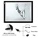 A4 LED Light Pad, Ultra Thin Portable LED Light Tracer, Full Range Dimmable with USB Power Cable for Artists, Sketching, Drawing, Tracing, X-ray Viewing