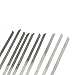 Vktech 100pcs 7.9 Inches Stainless Steel Exhaust Wrap Coated Locking Cable Zip Ties