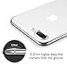 RANVOO iPhone 8 Plus Case, iPhone 7 Plus Case, Ultra Slim Thin Clear Soft Case with Premium Flexible Chrome Bumper and Transparent TPU Back Plate Gel Cover for iPhone 8 Plus / 7 Plus (Soft Clear)
