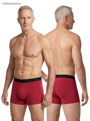 Hellomamma Washable Incontinence Pants for Men: Protective Underwear Trunks with Strong Absorbency for Male – Leak Proof Boxers Shorts for Daily Bladder Leakage L
