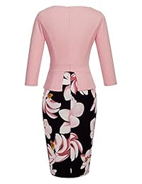 Homeyee B288 - Vestido elegante y chic para mujer