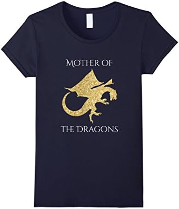 Women's Mother of the Dragons HBO Womens Shirt Large Navy