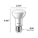 Philips LED Dimmable R20 Soft White Light Bulb with Warm Glow Effect 450-Lumen, 2700-2200-Kelvin, 6-Watt (45-Watt Equivalent), E26 Base, Frosted, 6-Pack