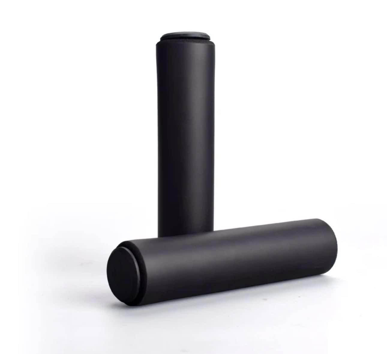 JGR SELECT Bicycle Grips - 2 Pack - Grips for Mountain Bike, Mountain Bike, Grips, Universal Mountain Bike, Walking, Cycling (Black)