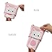 iSuperb Standing Pencil Pouch Pencil Case Cute Cat Telescopic with Zipper Canvas Kwaii Cartoon Pencil Bag Stationery Box for Kids Girls Boys School Supplies 7.5 x 4.9 x 3.0inch/4.1x 3.0inch