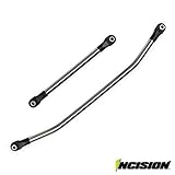 VANQUISH INCISION WRAITH 1/4 STAINLESS STEEL DRAG LINK AND TIE ROD KIT AXIAL IRC00041 by Vanquish