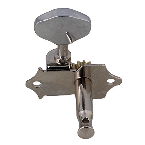 image for BQLZR Chrome Tuning Pegs Machine Heads 2R2L For Ukulele 4 String Guita