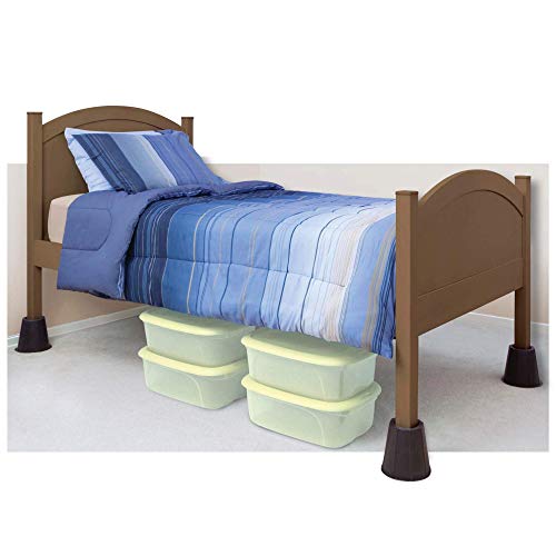 Type A Extra Tall Bed Risers Dorm Room, Couch, Furniture and Bed Riser for Extra Height and